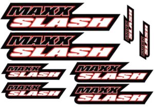 Maxx Slash Logo Sticker - Rood BRPD1053