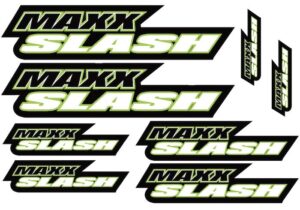 Maxx Slash Logo Sticker - Groen BRPD1054