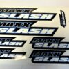 Maxx Slash Logo Sticker - Blauw BRPD1055