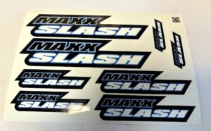 Maxx Slash Logo Sticker - Blauw BRPD1055