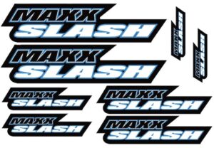 Maxx Slash Logo Sticker - Blauw BRPD1055