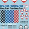 Fina 1/10 Stickervel BRPD1544 - Afbeelding 2