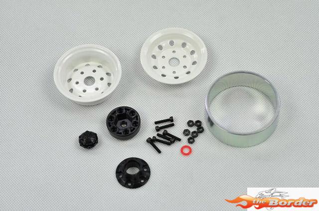 CrossRC 1.9' Hub White 2Unit/Kit 97400045