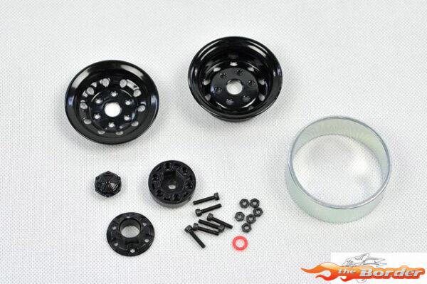 CrossRC 1.9' Hub Black 2Unit/Kit 97400046