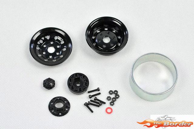 CrossRC 1.9' Hub Black 2Unit/Kit 97400046