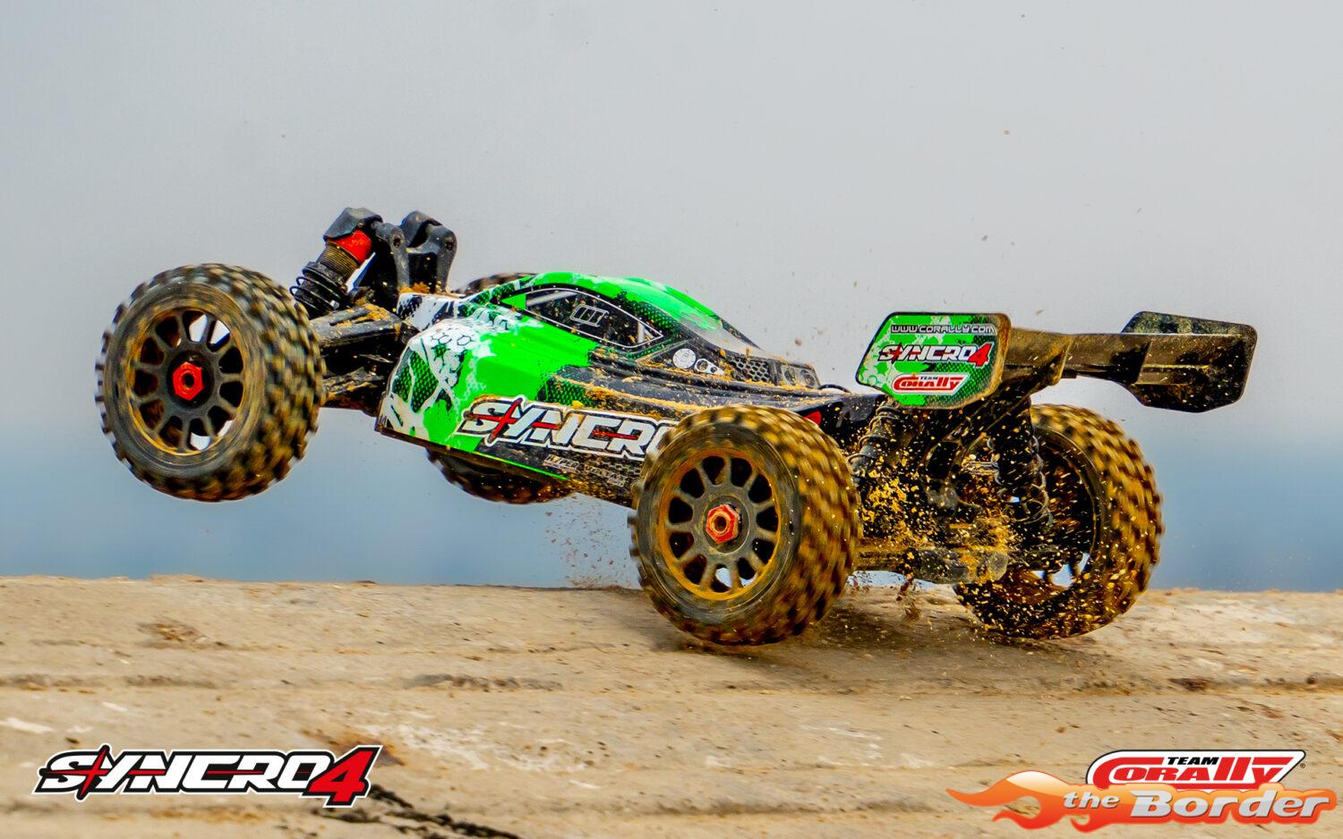 Corally Syncro-4 1/8 RTR Brushless 3-4S Buggy C-00287 - Afbeelding 4