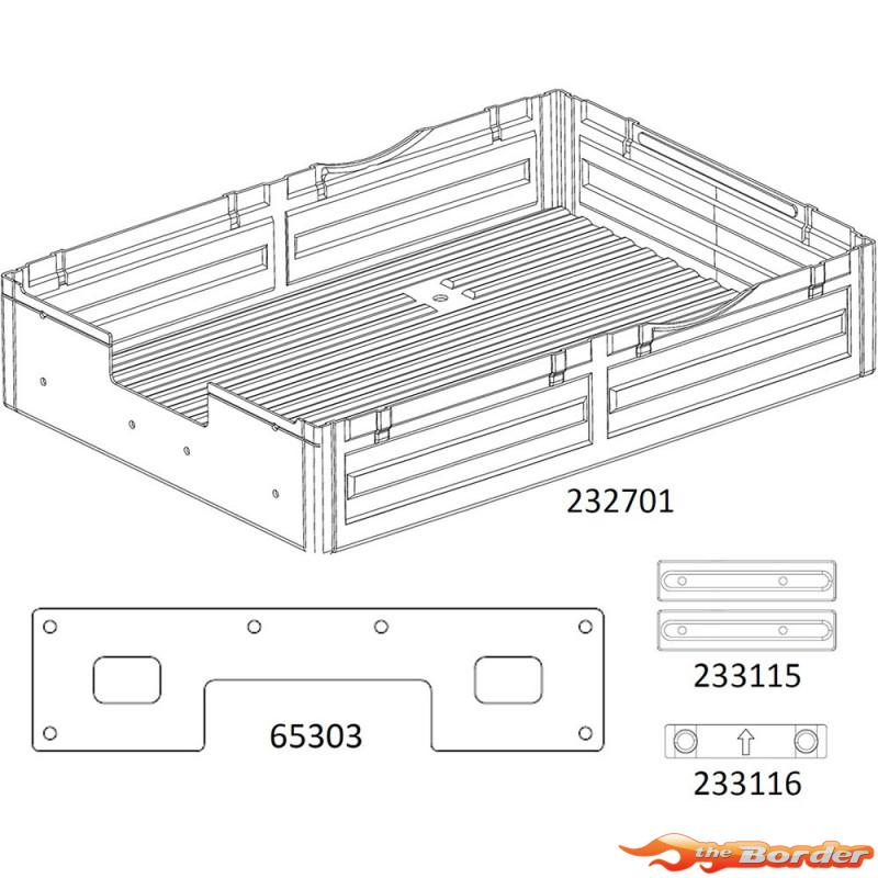 CrossRC NT4 Transparent Car Body Assembly 97401183