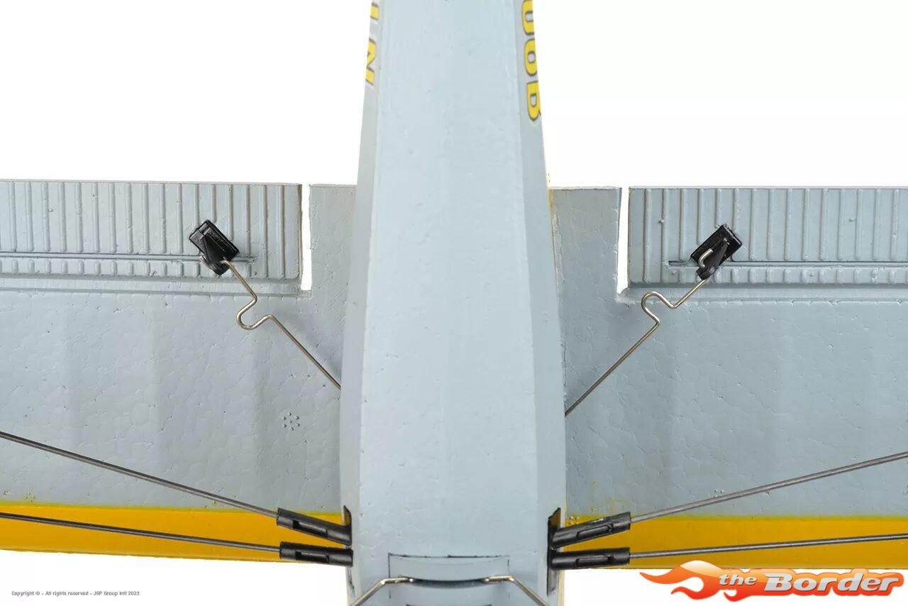 EZ-Wings Mini Cub S2 High-wing RTF 450mm (met 2 accu's) incl. attitude stabilisation (Zilver/Geel) - Afbeelding 16
