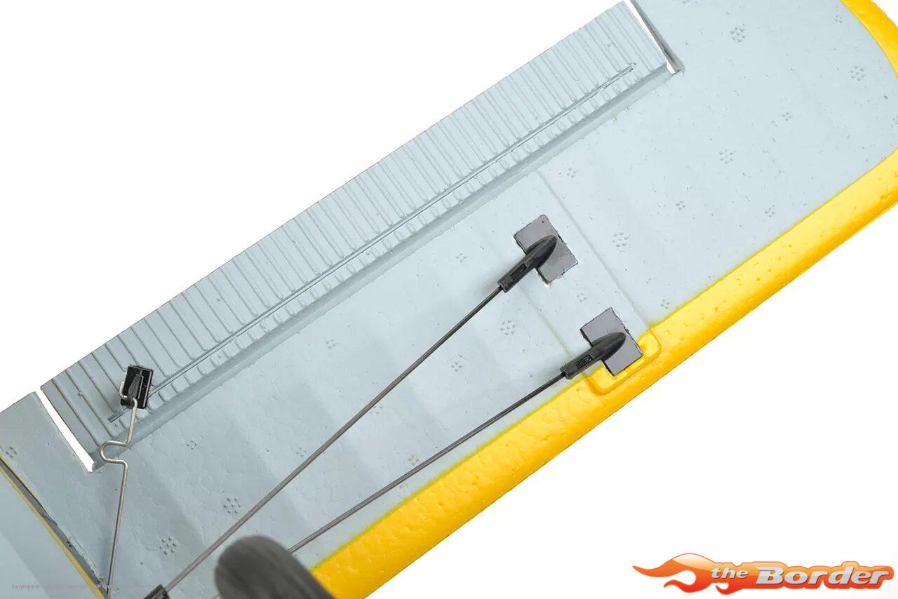 EZ-Wings Mini Cub S2 High-wing RTF 450mm (met 2 accu's) incl. attitude stabilisation (Zilver/Geel) - Afbeelding 17