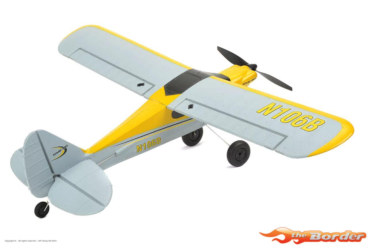 EZ-Wings Mini Cub S2 High-wing RTF 450mm (met 2 accu's) incl. attitude stabilisation (Zilver/Geel) - Afbeelding 4