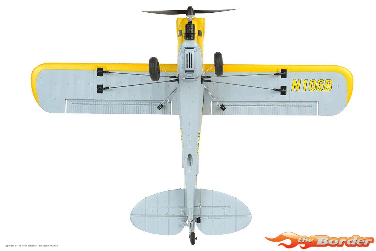 EZ-Wings Mini Cub S2 High-wing RTF 450mm (met 2 accu's) incl. attitude stabilisation (Zilver/Geel) - Afbeelding 8