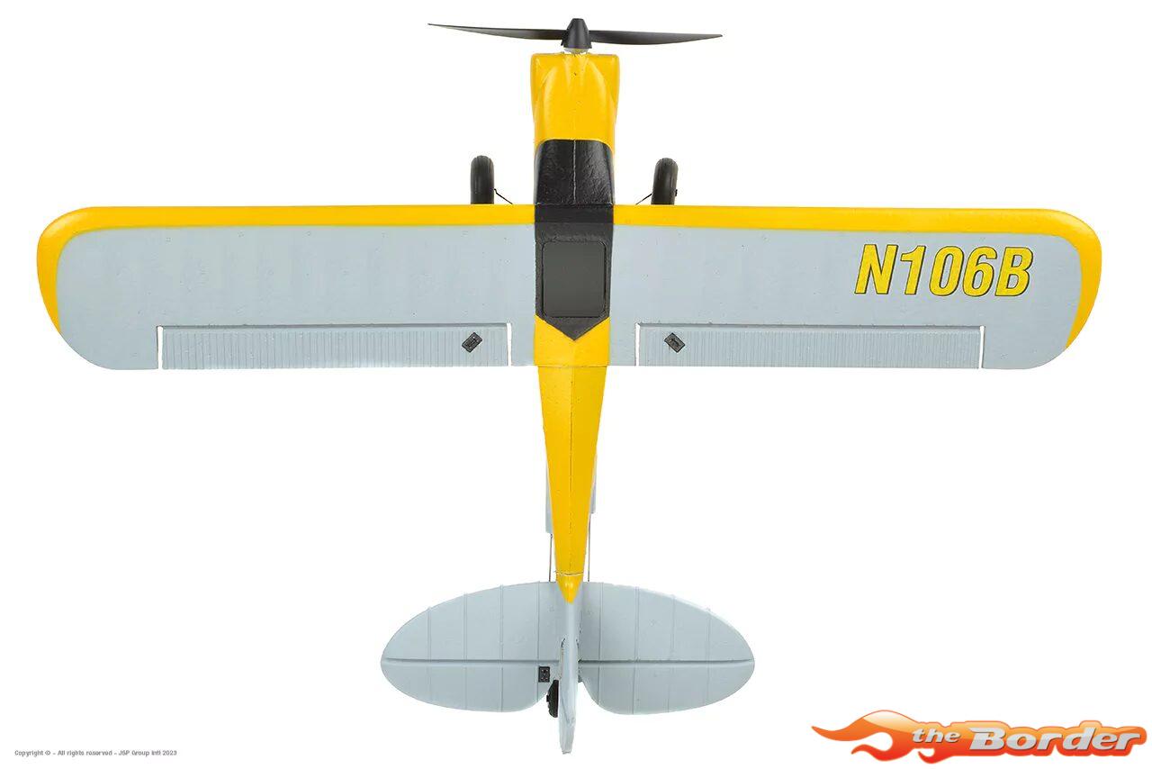 EZ-Wings Mini Cub S2 High-wing RTF 450mm (met 2 accu's) incl. attitude stabilisation (Zilver/Geel) - Afbeelding 9