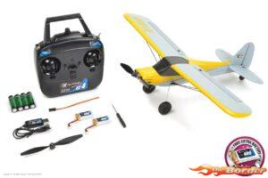 EZ-Wings Mini Cub S2 High-wing RTF 450mm (met 2 accu's) incl. attitude stabilisation