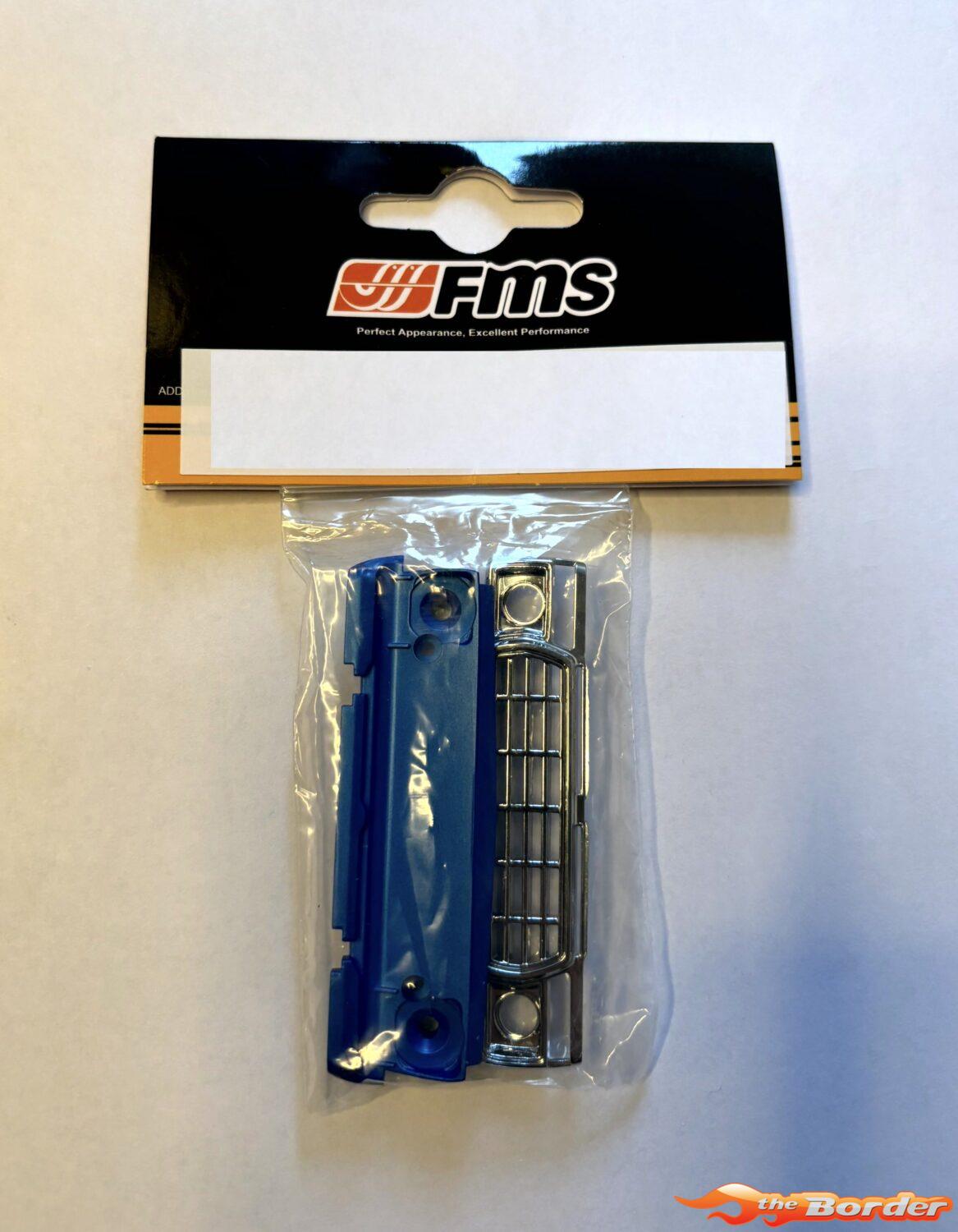 FMS 1/24 Smasher Exhaustion Plate (Blue) FMSC3051