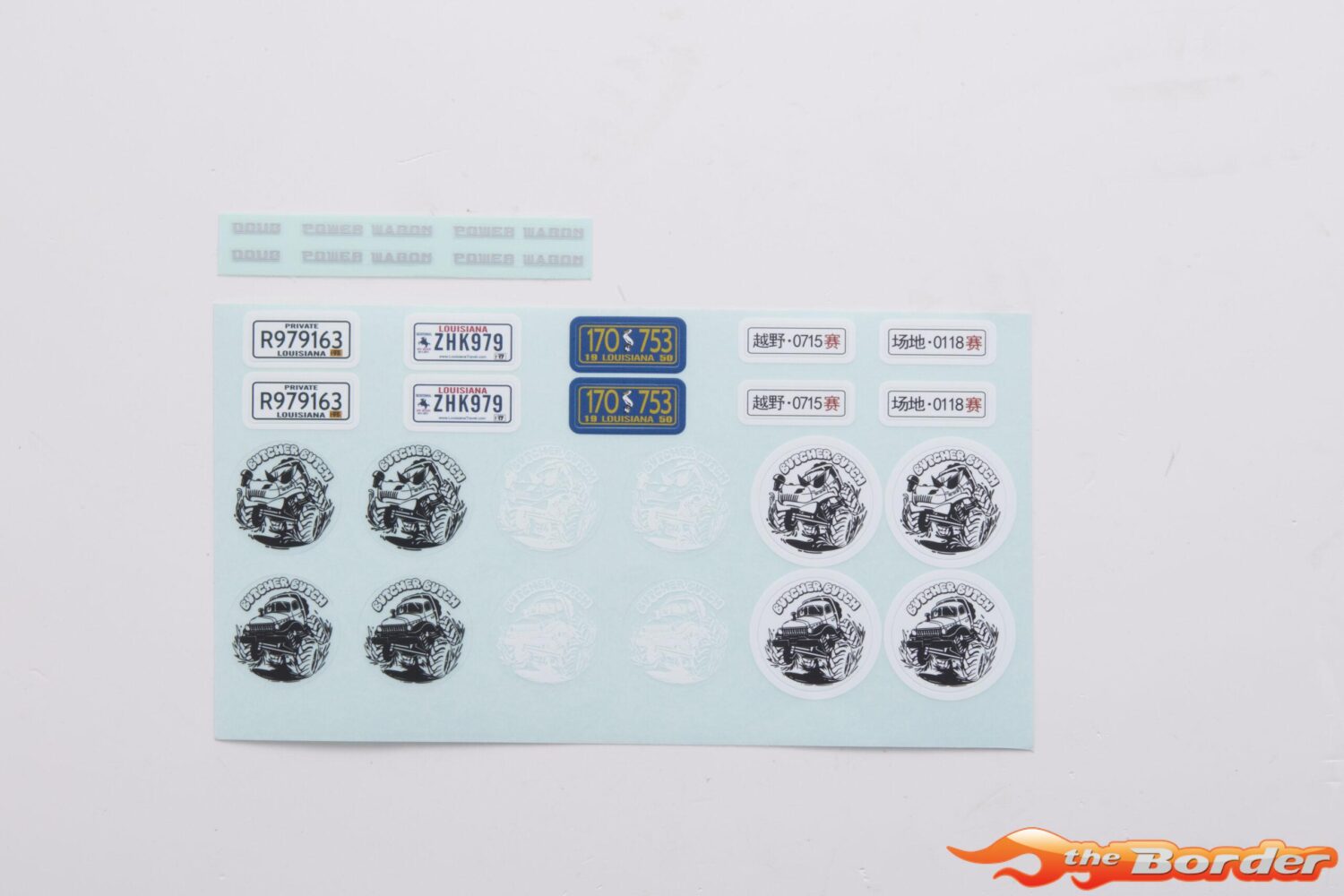 FMS Car Decal Sheet - 1/24 Power Wagon FMSC3038