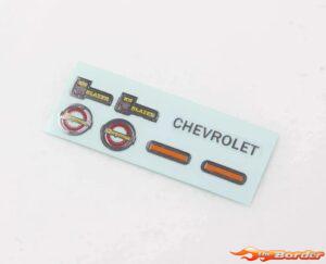 FMS Car Decal Sheet - 1/24 Chevrolet K5 Blazer FMSC3094