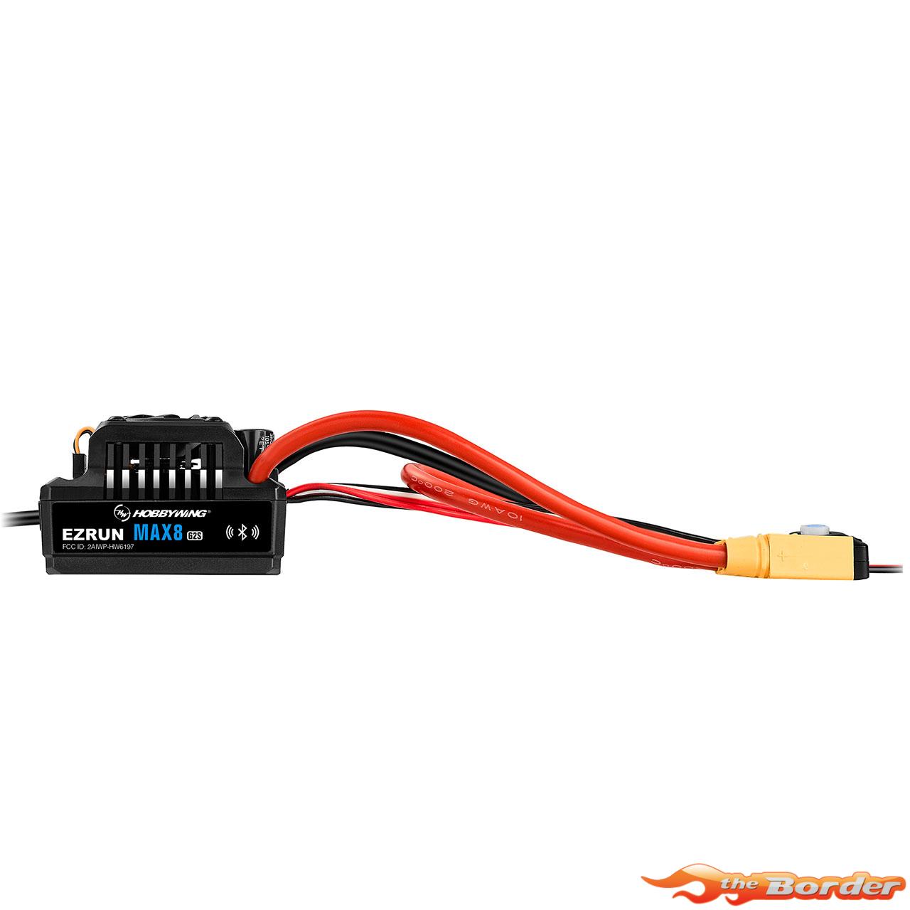 Hobbywing Ezrun Max8 G2S BL ESC 160A 3-6S LiPo 30103205 - Afbeelding 5