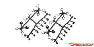 Kyosho Damper Plastic Parts & O-Ring Set Tc Fazer 2.0 FA554-1