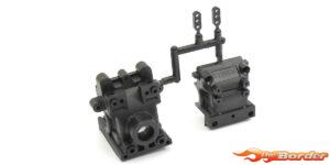Kyosho Bulkhead Set (Front and Rear) Inferno MP9-MP10 IF408D