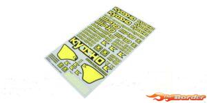 Kyosho Decal Sheet Inferno MP10 (F-Yellow) IFD411KY