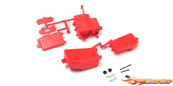 Kyosho Receiver and Battery Box Inferno MP9-MP10 - Red IFF001KRB