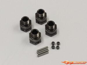 Kyosho Wheel Hub Inferno ST-RR Gun Metal (4) Medium  IFW327GM