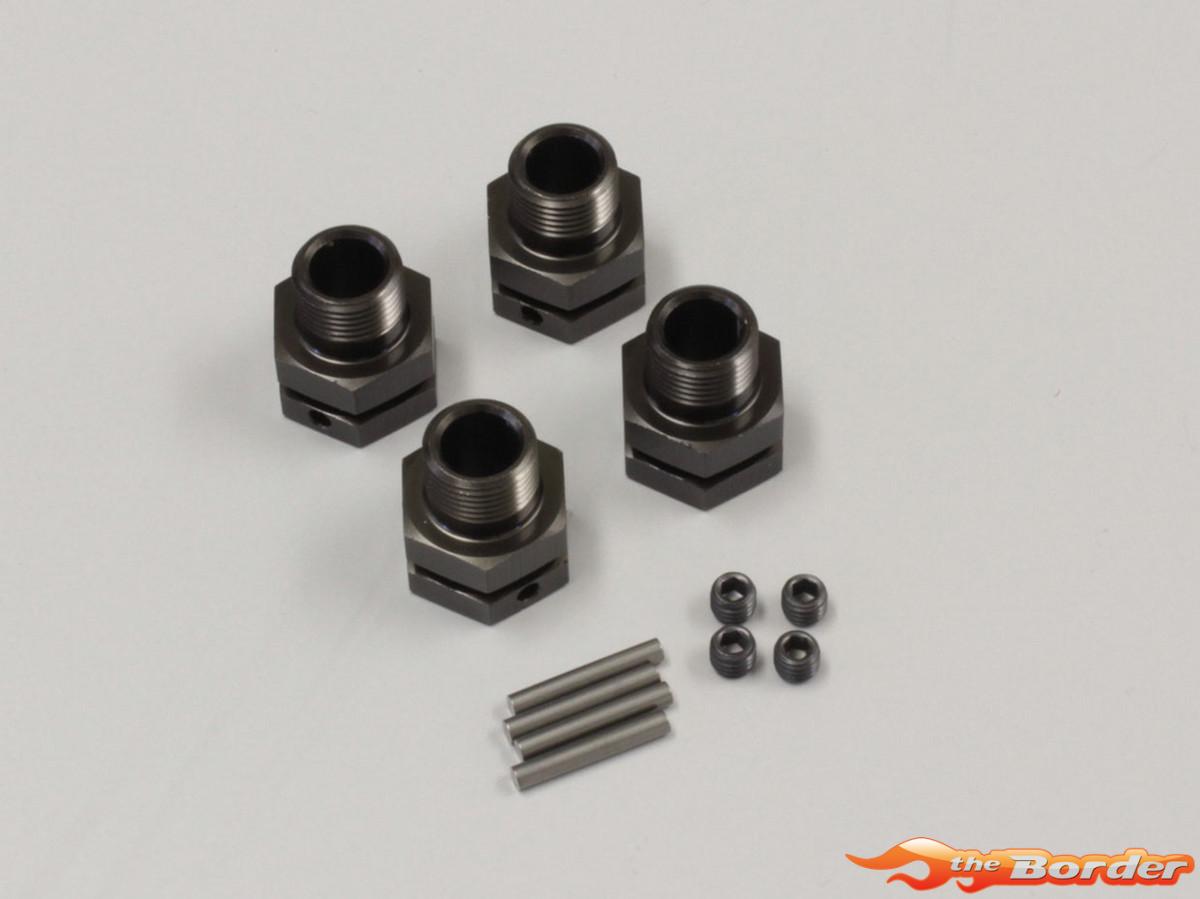 Kyosho Wheel Hub Inferno ST-RR Gun Metal (4) Medium IFW327GMB
