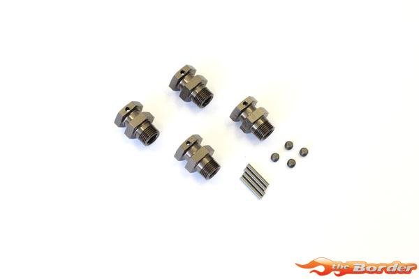 Kyosho Wheel Hub Inferno ST-RR Gun Metal (4) Wide IFW328GM