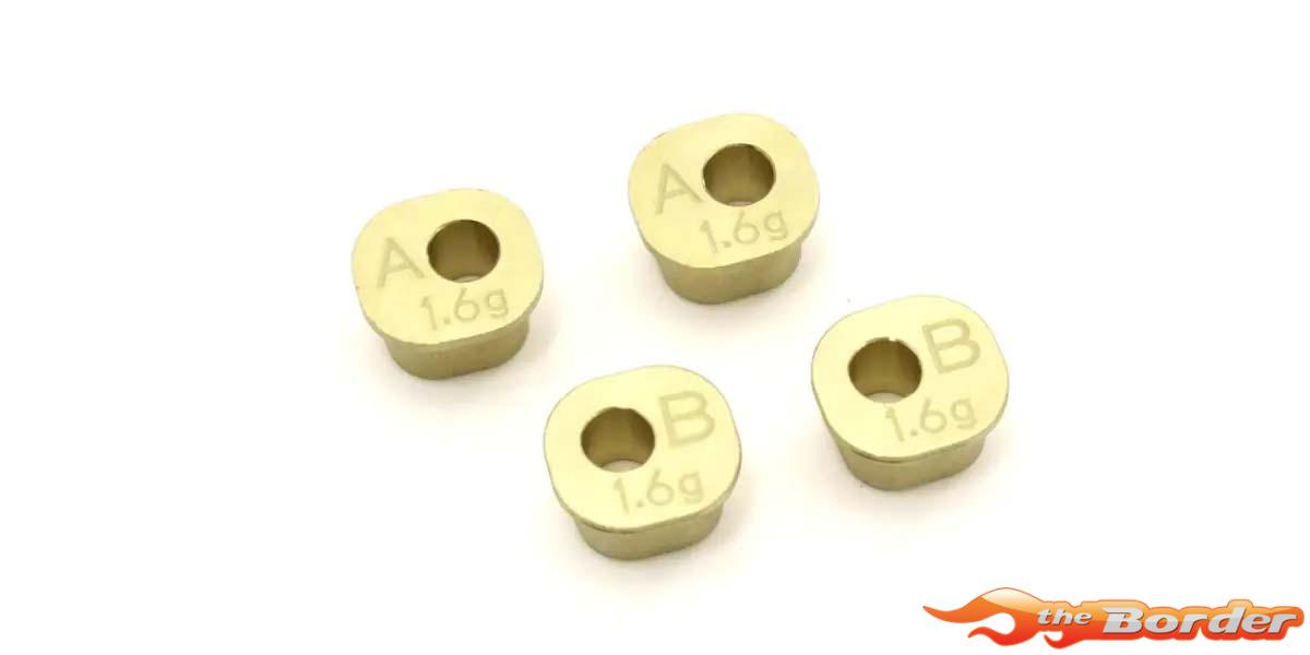 Kyosho Brass Rear Hub Carrier Spacer set Inferno MP10 IFW606B
