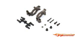 Kyosho Front Hub Carrier Set Inferno MP9-MP10 Aluminium - 22 Deg. IFW629B