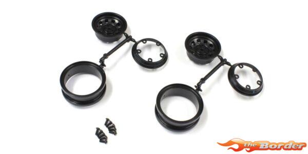 Kyosho Black Wheels 1.9 Inch Outlaw Rampage (2) Kyosho OLH001BK