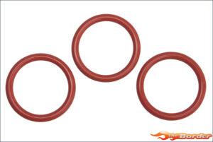 Kyosho Silicone O-Ring P18 (3) Orange ORG18