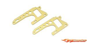 Kyosho Front Side Plate Set Turbo Optima (2) Gold OT214G