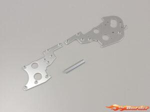 Kyosho Rear Side Plate Set Optima (2) Silver OT215S