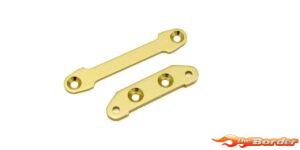 Kyosho Front Suspension Plate Set Turbo Optima (2) Gold OT218GB