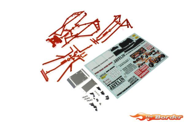 Kyosho Body Parts And Roll Bar Javelin - Red OTB247R