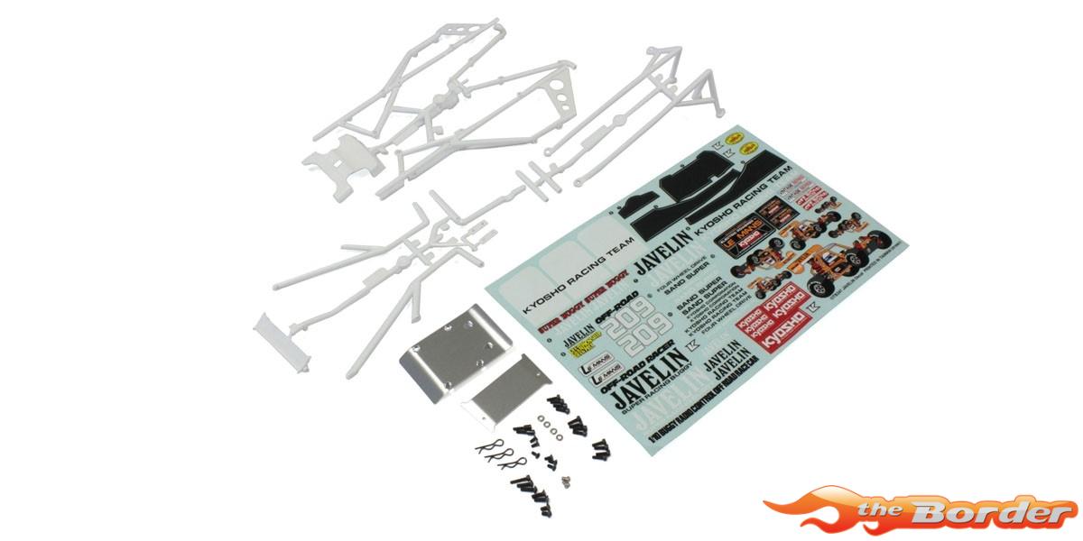 Kyosho Body Parts And Roll Bar Javelin - White OTB247W