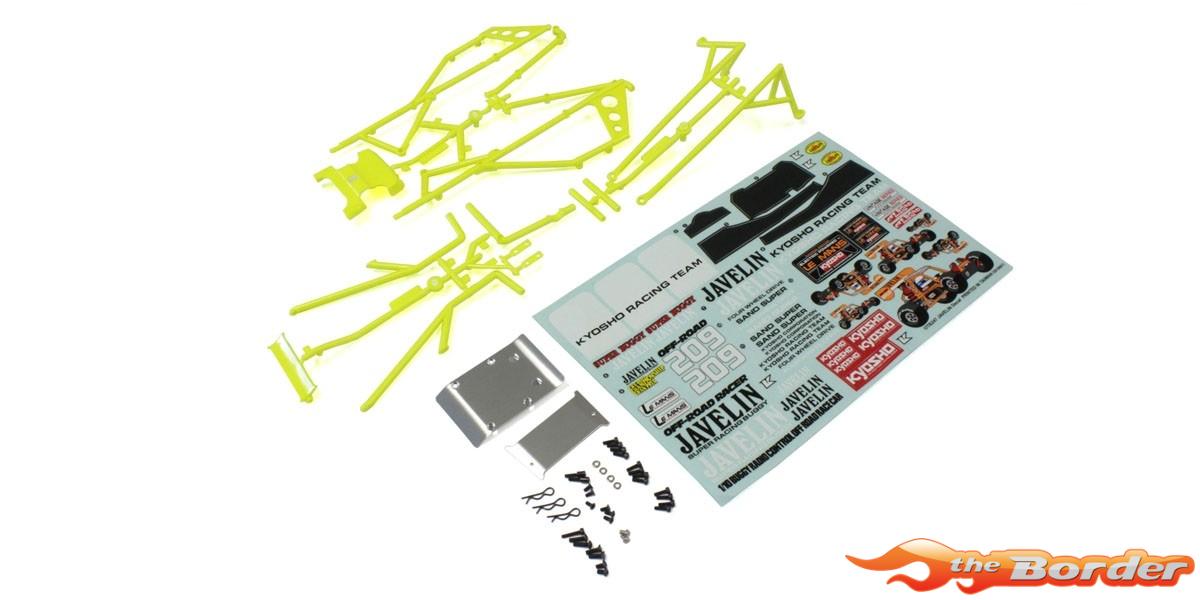 Kyosho Body Parts And Roll Bar Javelin - Yellow OTB247Y