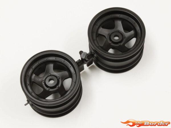 Kyosho Wheel 5 Spokes Black 1.7 Inches (2) Optima OTH244BK