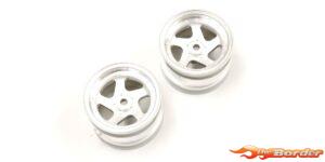 Kyosho Wheel 5 Spokes 1.7 Inches Satin Chromed (2) Optima OTH244SCB