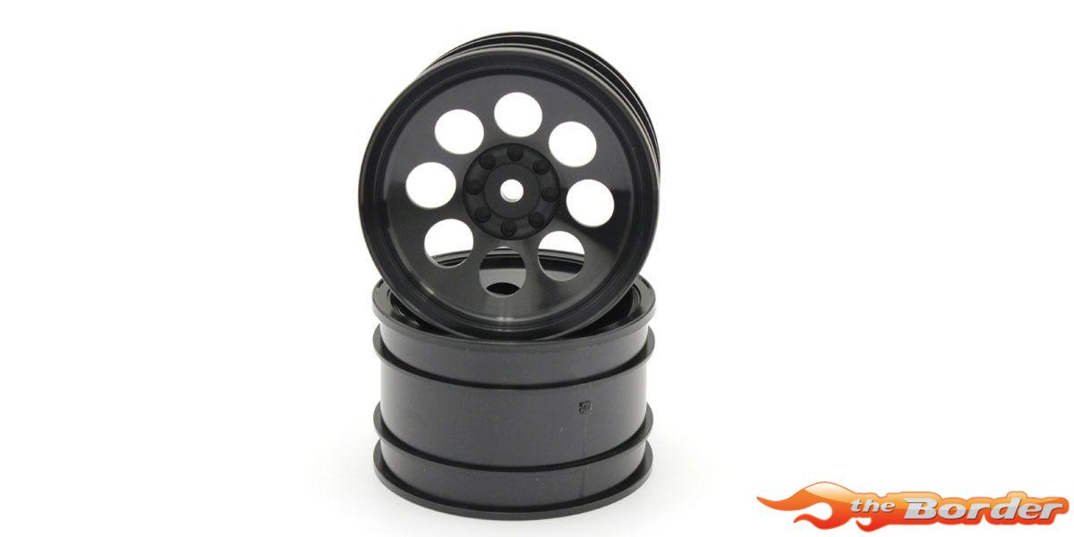 Kyosho Wheel 8 Holes Black 2.0 Inches (2) Optima OTH245BK