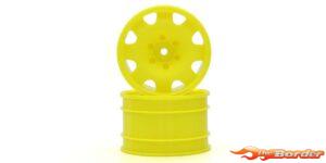 Kyosho Wheel 8 Spokes Yellow 2.0 Inches (2) Optima Mid OTH246Y