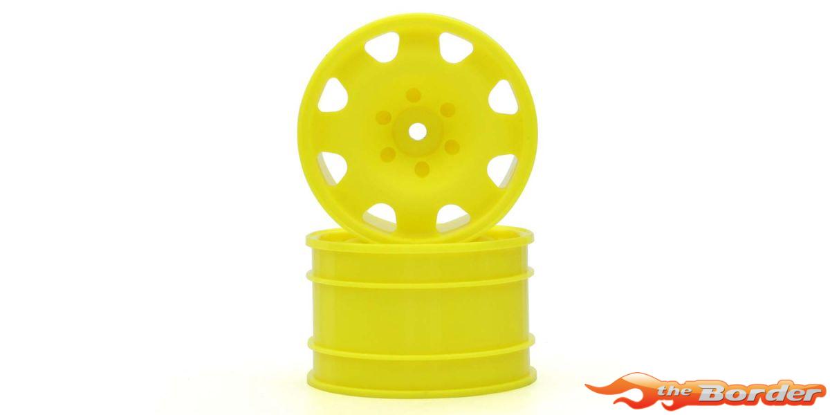 Kyosho Wheel 8 Spokes Yellow 2.0 Inches (2) Optima Mid OTH246Y