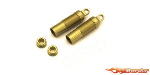 Kyosho Rear Shock Case Turbo Optima (2) Gold OTW129-01B