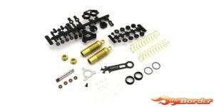 Kyosho Rear Shock Set Turbo Optima - Mid (2) Gold OTW129B