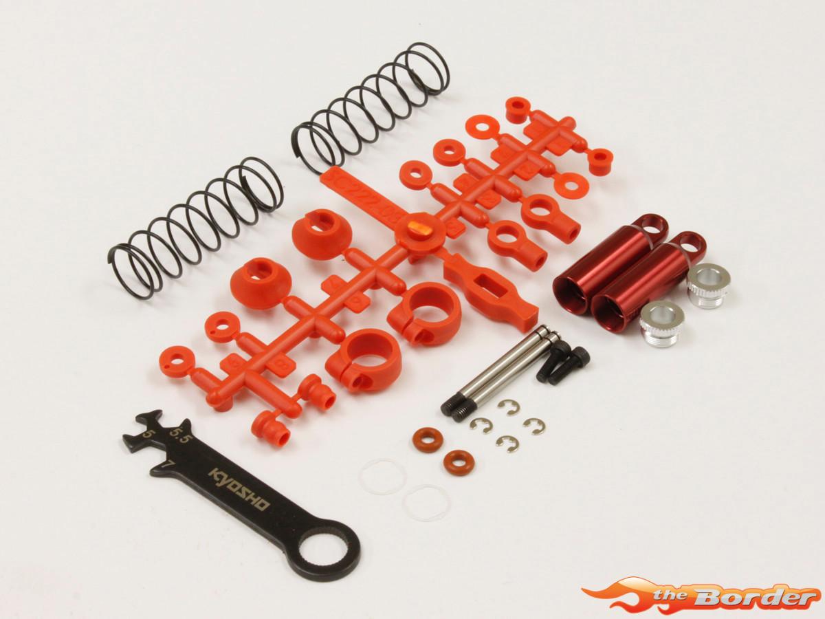 Kyosho Red Front Shock Set (2) Tomahawk SC222R