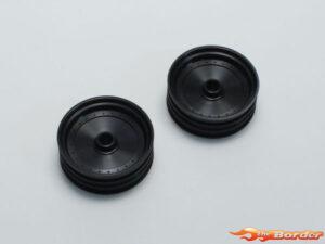 Kyosho Black Front Wheel (2) Scorpion 2014 2.0 Inches SCH001BK