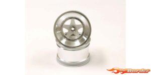 Kyosho Rear Wheel Scorpion 2014 (2) Chrome Satin 2.2 Inches SCH006SCB