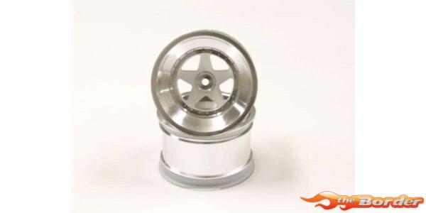 Kyosho Rear Wheel Scorpion 2014 (2) Chrome Satin 2.2 Inches SCH006SCB