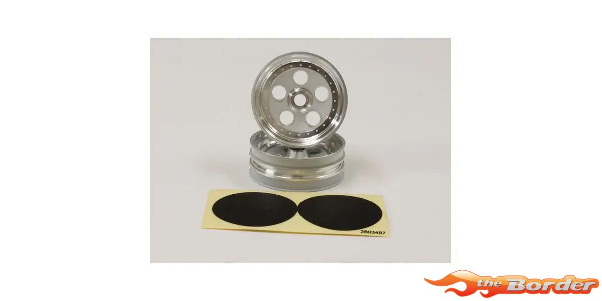 Kyosho Front Wheel Tomahawk (2) Chrome Satin 2.0 Inches SCH007SCB